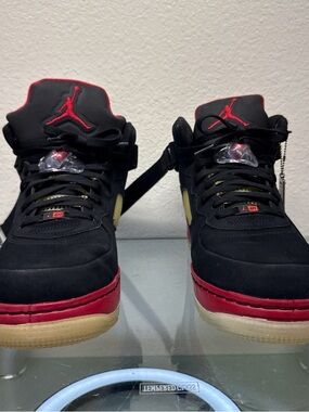 Nike Air Jordan 5 Retro Black Red Gum Men’s Sneakers